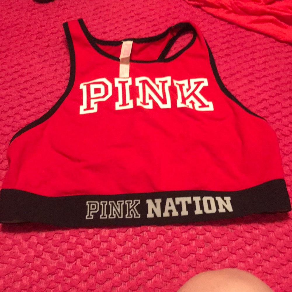 Red Pink Victoria Secret Sports Bra